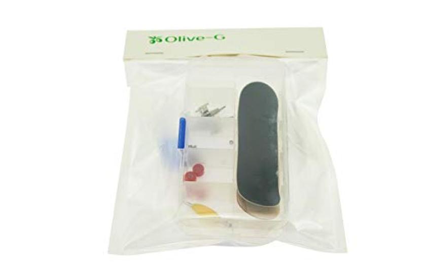 DIY Fingerboard Skateboard with Wheel Assembly Screwdriver Case Included Olive-G Bearings, Required, &