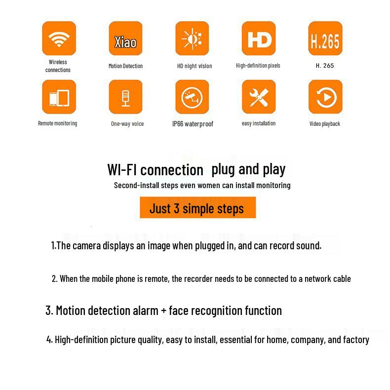 5 Million Wireless 4/8-Channel PTZ Camera NVR Kit with Remote Viewing WiFi Surveillance