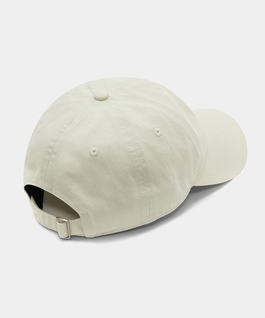 COLUMBIA UNIVERSITY Nyc Emb Washed Oversized Cap_Ivory