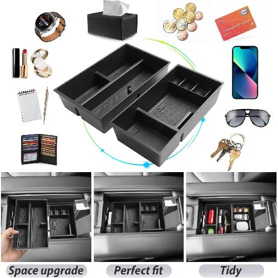 Applicable 2024 Toyota Highlander Dashboard Storage Bag 2024 Grand Highlander(Mixing)Console Tray 2024 Grand Highlander Accessories with Coin and
