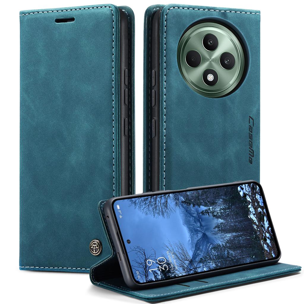 For Oppo Reno12 F 5G Case CASEME 013 Series Card Holder Stand Leather Phone Cover