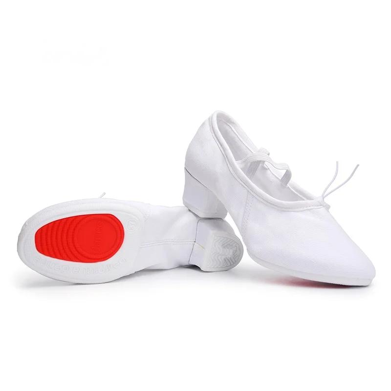 New Fashion Women Nude,Red,Black Multicolor Canvas Jazz Boot Woman Dance Shoe Girls Low-top Ballet Shoes Sneaker