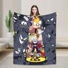 Cupheads Video Game Art Blankets Flannel  Super Warm Throw Blankets for Outdoor Travel Bedroom Quilt