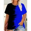 3D Printed Women's T-shirt Summer Fashion Breathable Trend Versatile Daily Wear Tops Comfortable Polyester Tees