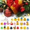 New 24 Day Advent Calendar,  For Boys, Girls, Kids, And Toddlers, Rubber Ducky Bath Toy, Creative Christmas Gifts, For Party Favors, Birthday Gifts