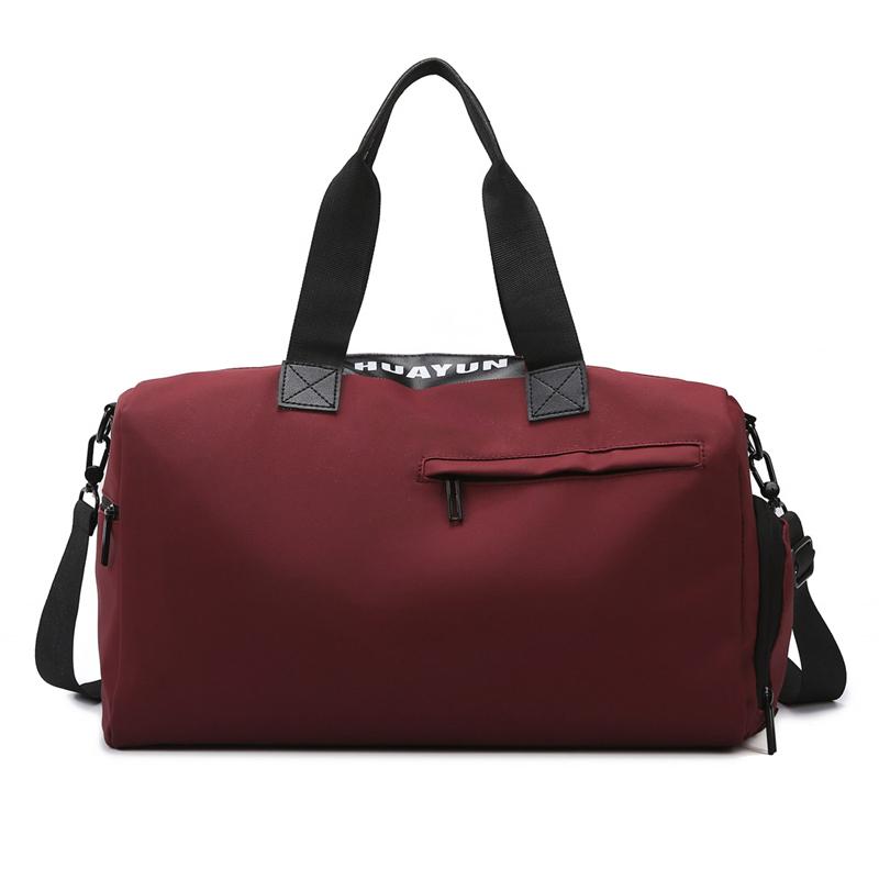 Geantă de gimnastică ușoară bărbați hidrofugă, uscată și umedă, geantă de călătorie separare pantofi Genți femei, geantă portabilă de călătorie de capacitate mare