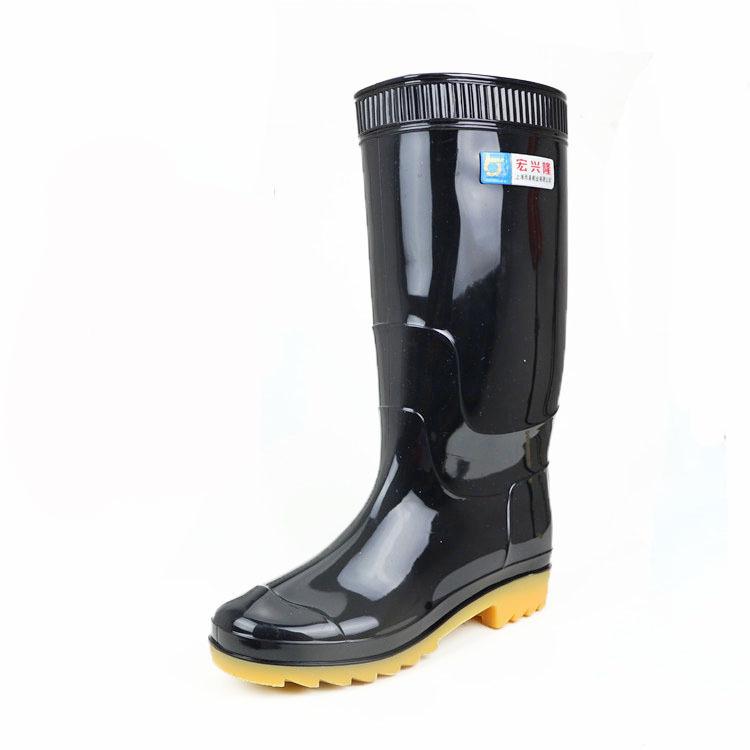 Rain Shoes Adult Plastic Rain Shoes High-top Short Rain Boots Waterproof, Non-slip and Wear-resistant Overshoes Water Boots