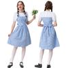 Halloween Der Zauberer von Oz Dorothy Cosplay blau kariertes Kleid Eltern-Kind-Outfit Bühnen-Theaterkostüm
