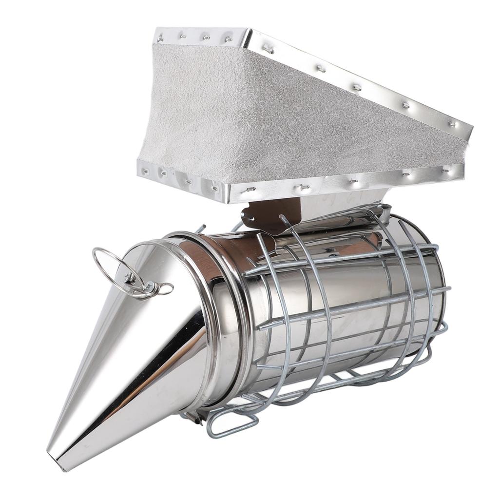 Beehive Smoker Stainless Steel Solid Wood Bee Smoker Beekeeping Equipment with Filter for Beekeeper
