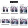 Flat Printing Party Window Curtains Sakura Torii Gate Japanese Art Polyester Birthday Aesthetic Room Blackout Set Of 2 Made
