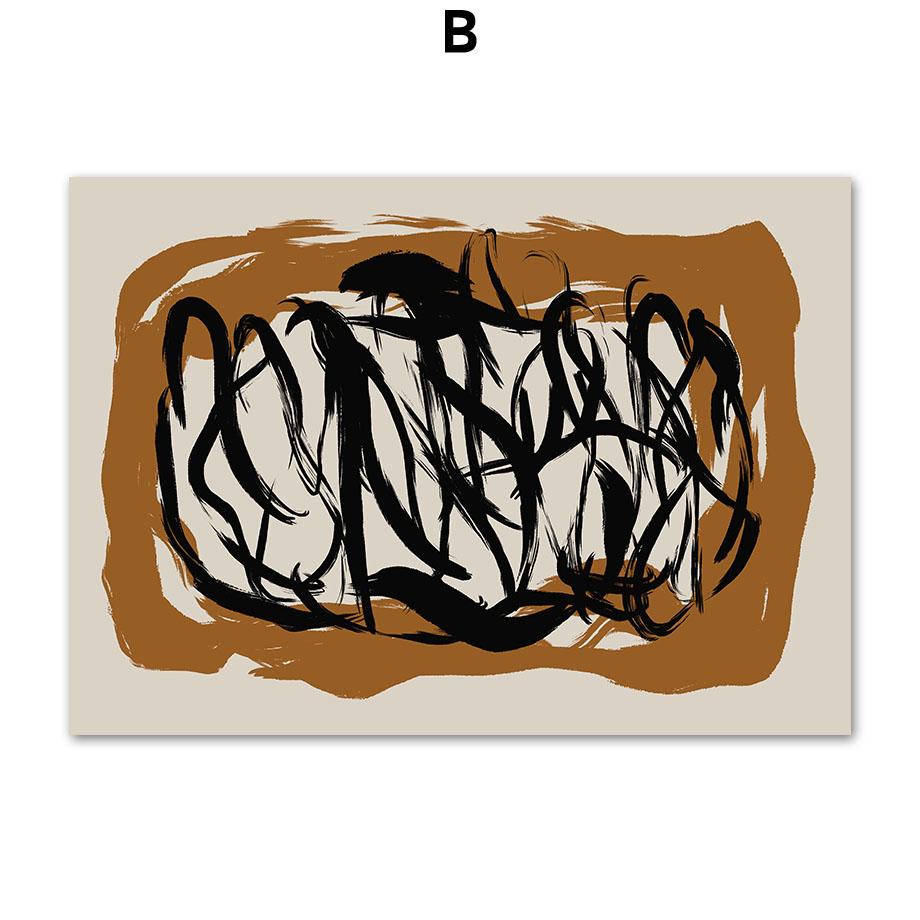 Girl Desert Henri Matisse Korallblomma geometri affischer och tryck Väggkonst Canvasmålning för vardagsrum Dekorativa bilder