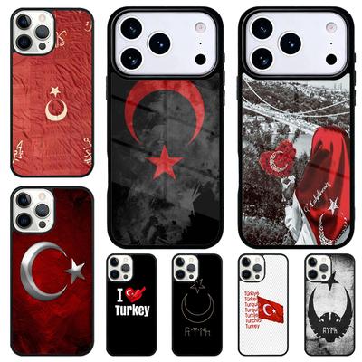 Turkey Turkish Flag Soft Shockproof Phone Case for iPhone 17 Air 16e 15 11 12 14 13 Pro Max Cover Coque