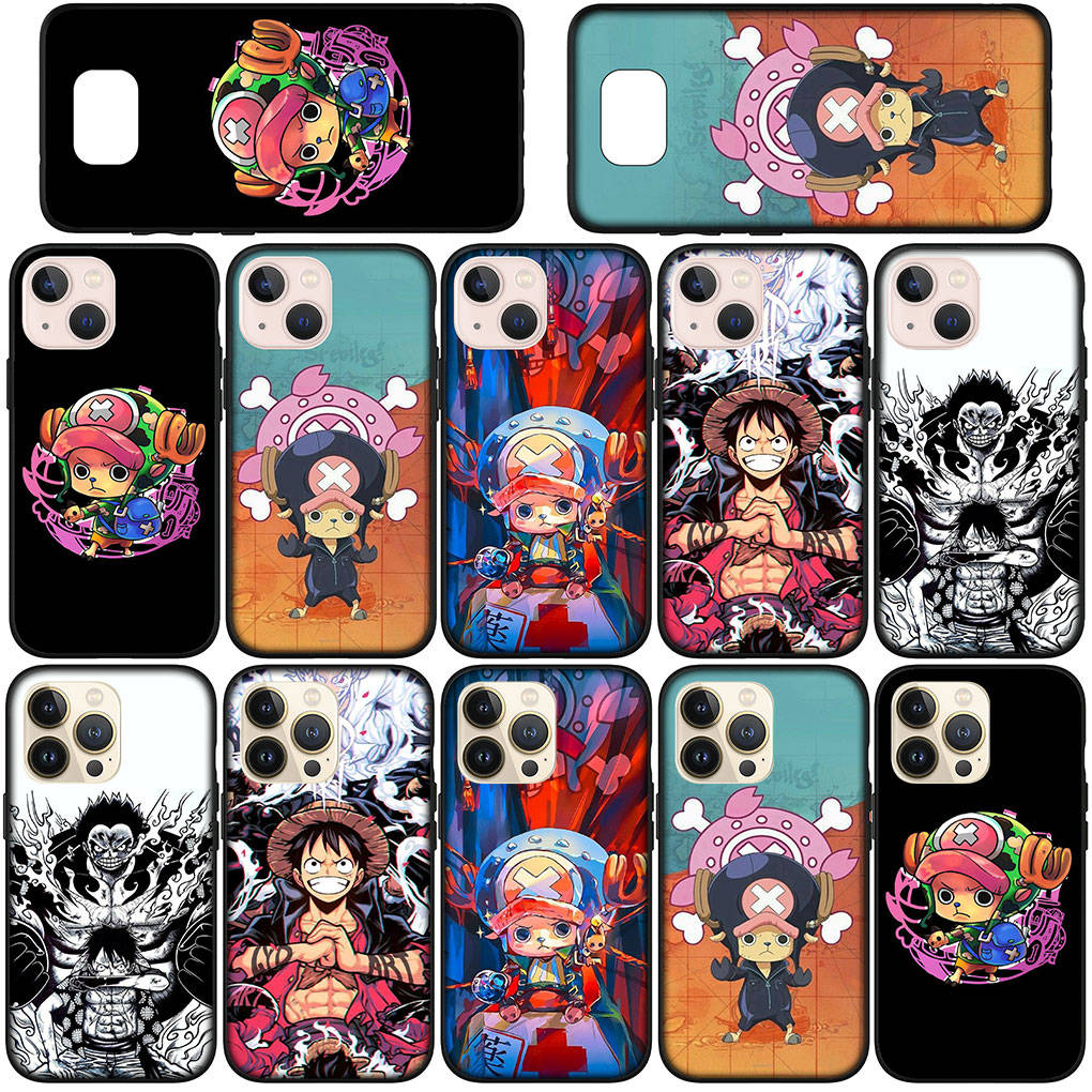 Phone Case for Samsung Galaxy S25 S24 S23 iPhone 16 15 Redmi Note 14 13 12 16E 11 Pro Max XR OPPO Moto Huawei Luffy One Piece Tony Tony Chopper Cover