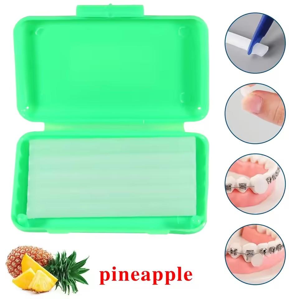Fruit Flavored Dental Orthodontic Relief Wax 5 Scents Protect Lips And Gums from Irritation for Bracket Patients