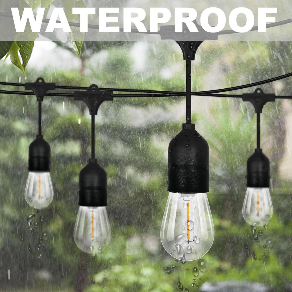 Rainproof LED String 19M LED Warm PC Decorations LED Lights, Bulbs, Light, Material, Indoor/Outdoor Lighting, Christmas, Weddings, Gardens, Patios,