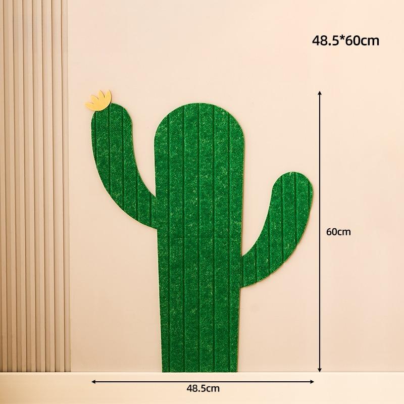 Cartoon felt sticker Wall protection sticker Anti cat scratch wear-resistant and not easy to shed fur cat scratch board Home decoration stickers