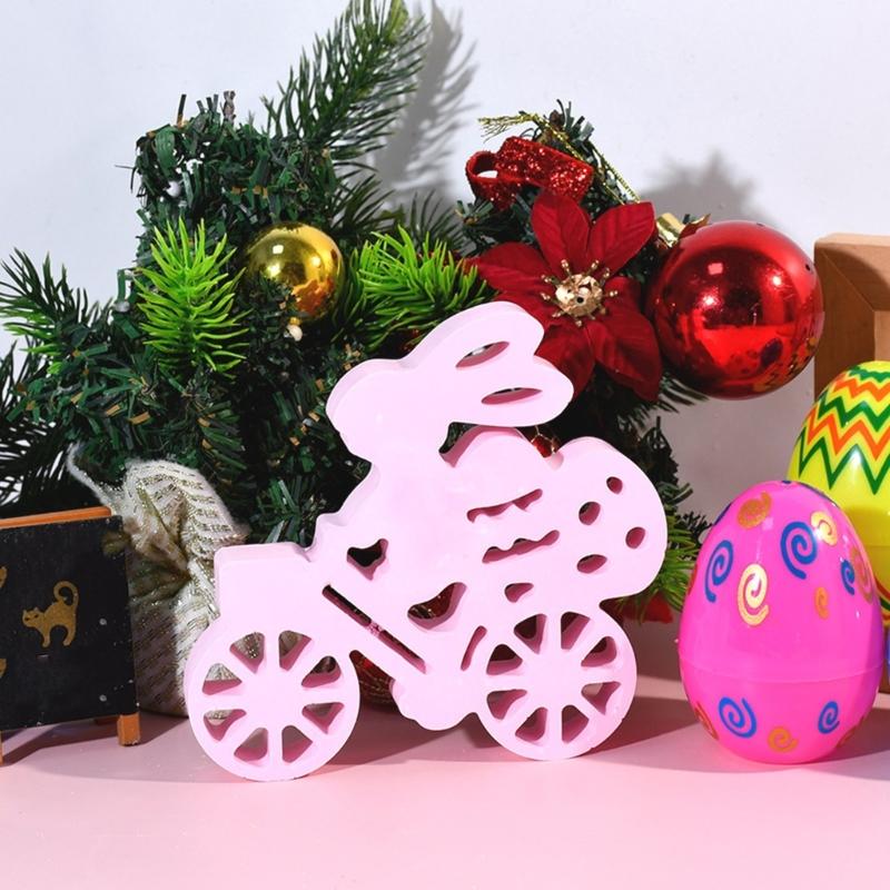 High Temperature Resistant Food Grade Silicone Easter Rabbit Mold for Handmade Craft Projects and Holiday Ornaments