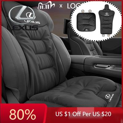 2026 Hot Interior Stickers Velvet Car Seat Cover Front Rear Seat Cushion Backrest Protector Mat For F SPORT ES ES300 GS IS