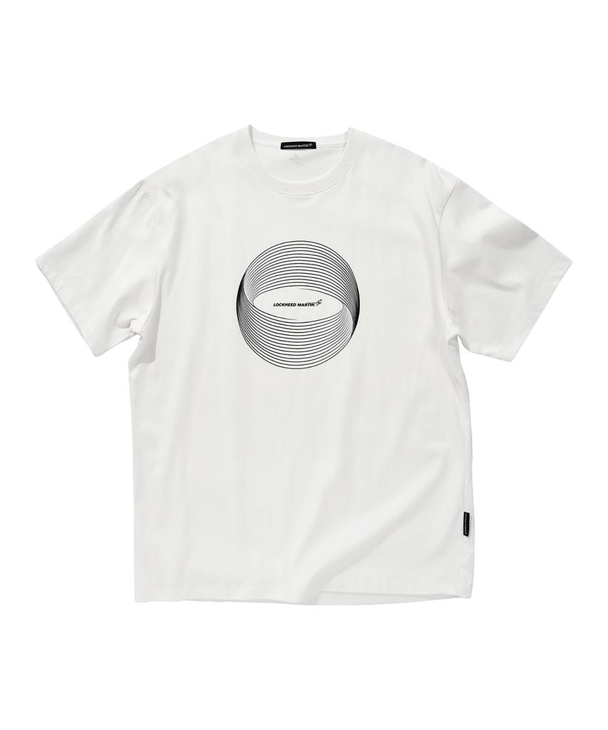 Loghideumatin Sphere Graphic Printed Ts (Off White)