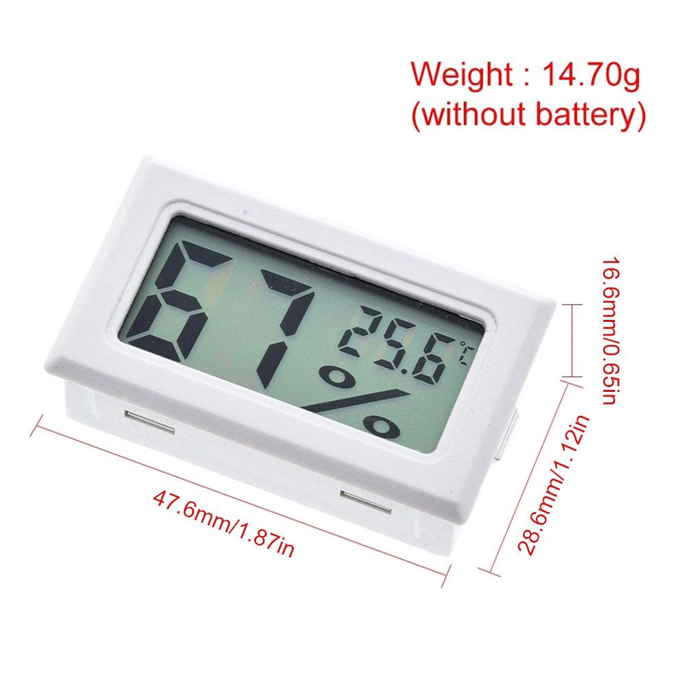 Electronic Hygrometer Mini LCD Digital Display Thermohygrometer with Face Icon Temperature And Humidity Meter for Indoor Outdoor