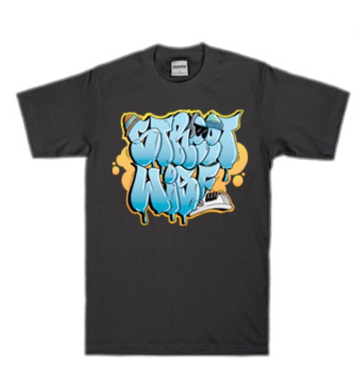 Streetwise D-Boy Bubble Graphic T-Shirt Black M-L-XL-2XL-3XL-4XL-5XL L
