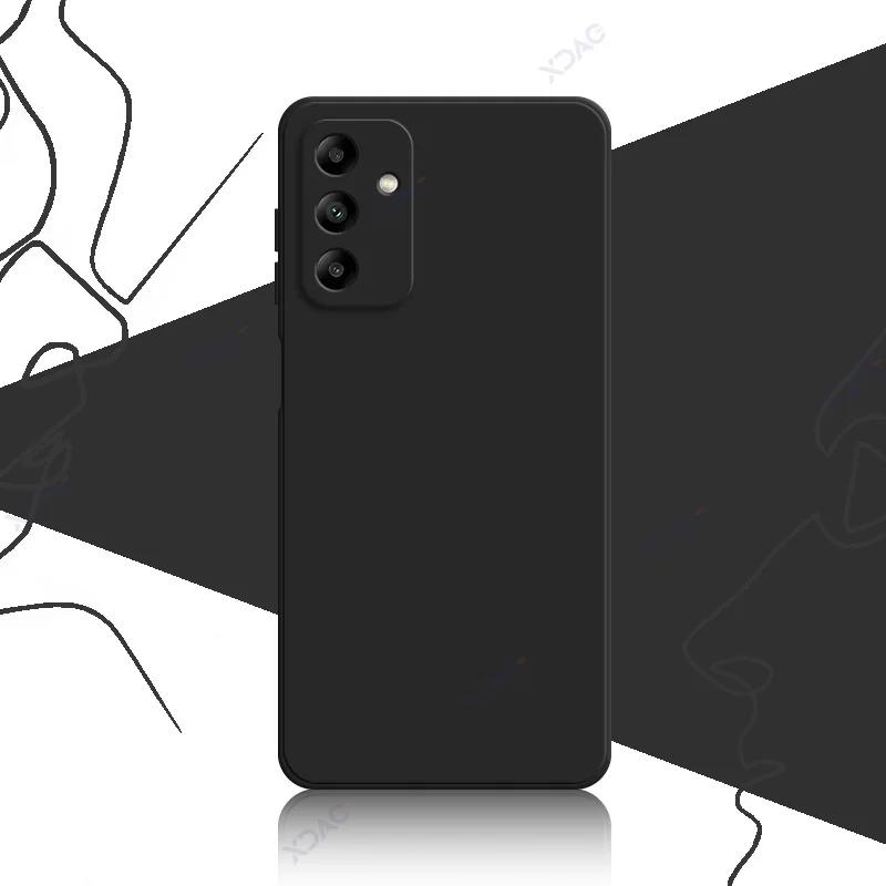 Fashion Cute Phone Case Cover for Samsung Galaxy A05 A05S Square Liquid Silicone Back Cover SamsungA05S Shield Fundas