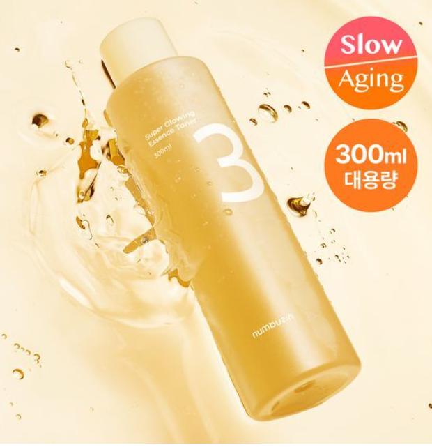 NUMBUZIN No.3 Super Glowing Essence Toner 300ml [Jumbo Size]