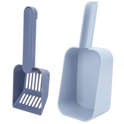 Pala per Feci di Gatto Multifunzionale Ergonomica Portatile in Plastica Pala per Lettiera per Gatti per Gatti DomesticiBlu