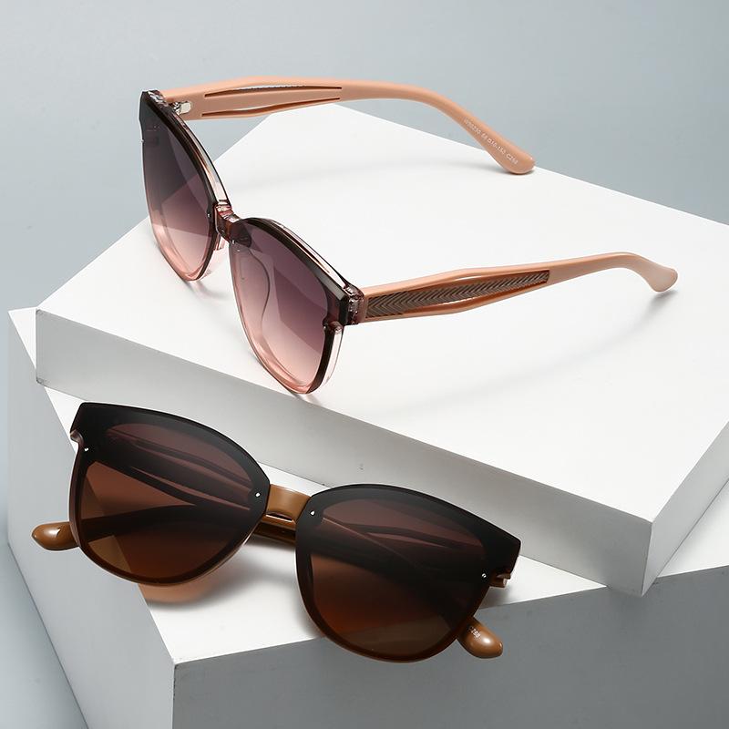 New retro large frame fashion hipster sunglasses trend polarized premium sunglasses women's UV protection men