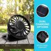 Lightweight Solar Powered Fan Mini Size USB Charging Fan Electric Fan Handheld Fan  Outdoor