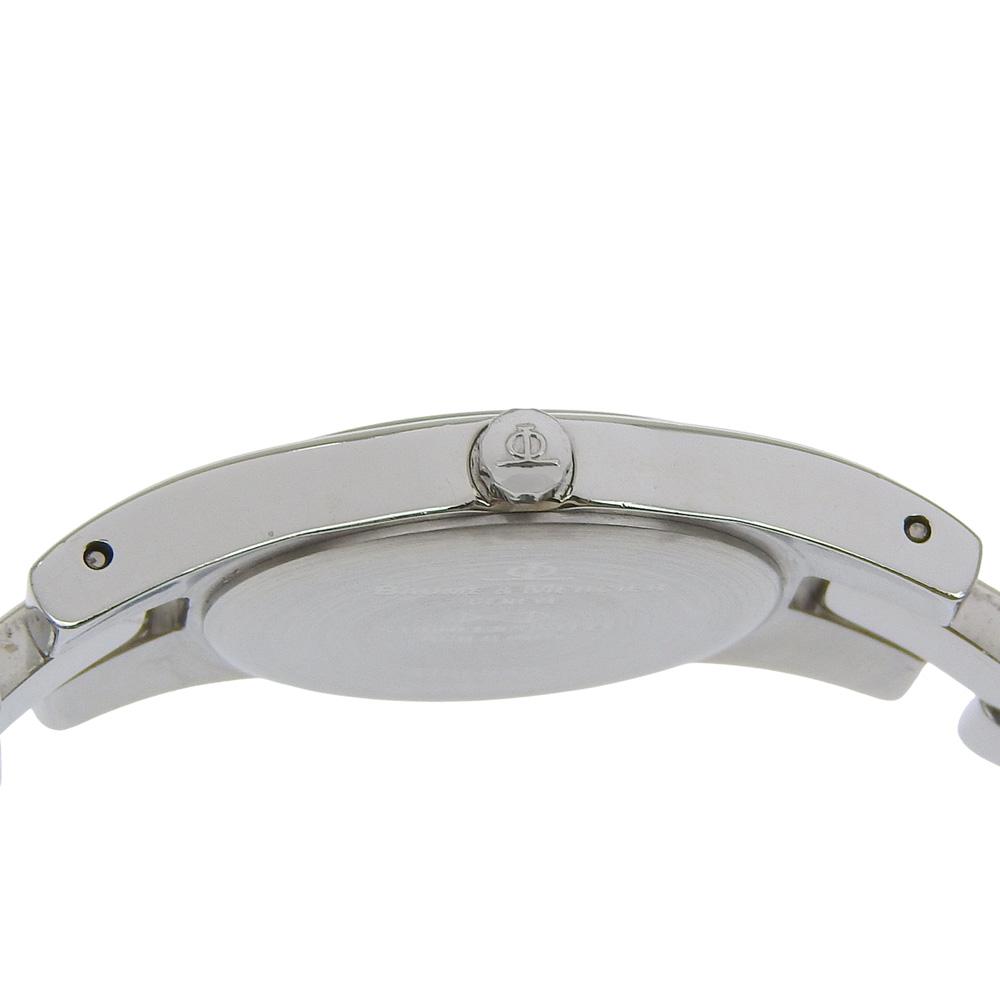 Baume & Mercier Linea Watches MV045204 SilverDial Stainless Steel Quartz Analog display Women Used