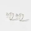 925 Silver Vanessa One-Touch Ring Earrings W