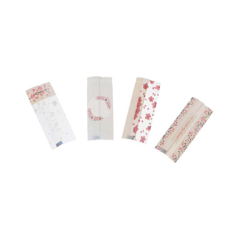 Packing Flower Elements Cherry Blossoms Bakery Decoration Candy Wrapper Nougat Sugar Bag Candy Bag