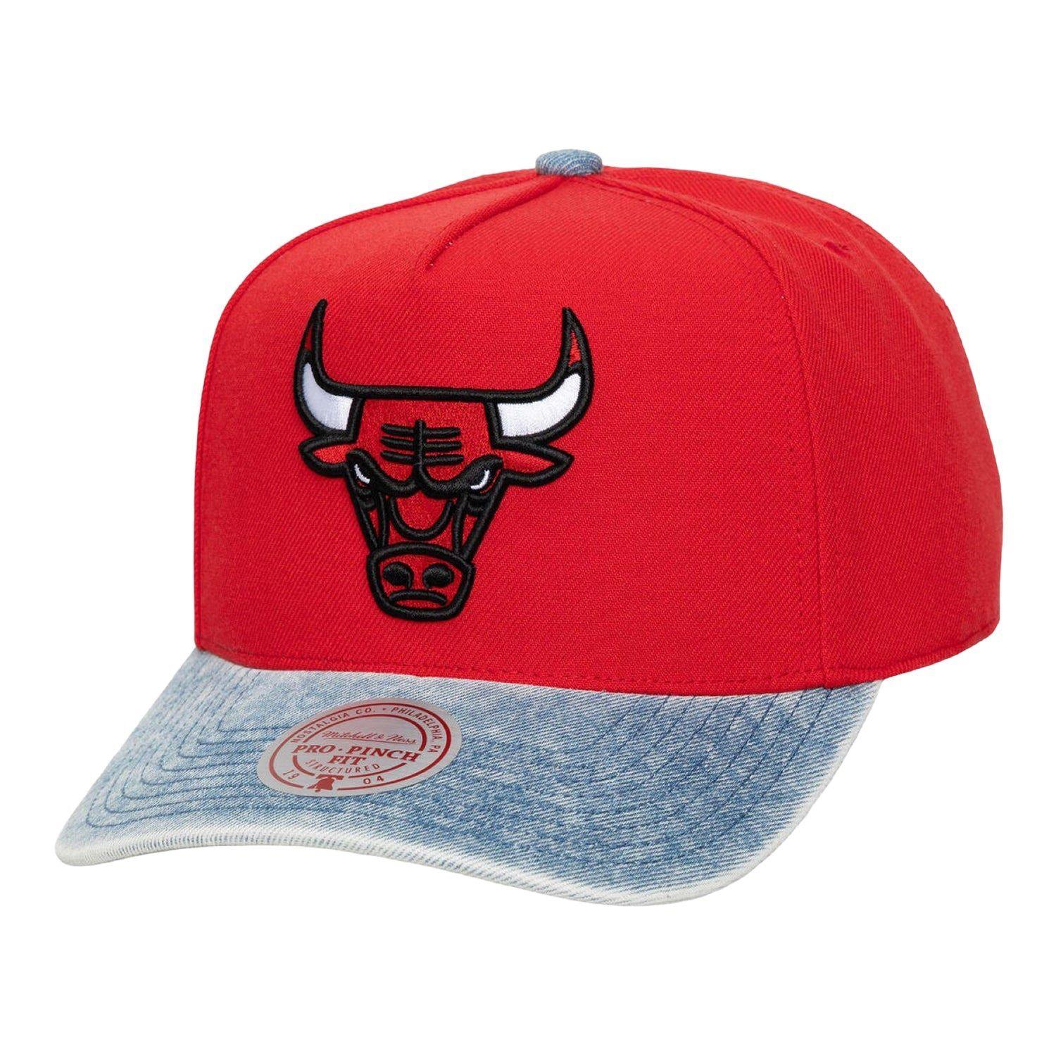 Used Mitchell & Ness NBA SPRING DENIM PRO SNAPBACK CHICAGO BULLS [Red] hp16036-cbured1 Mitchell & Ness Bulls Snapback