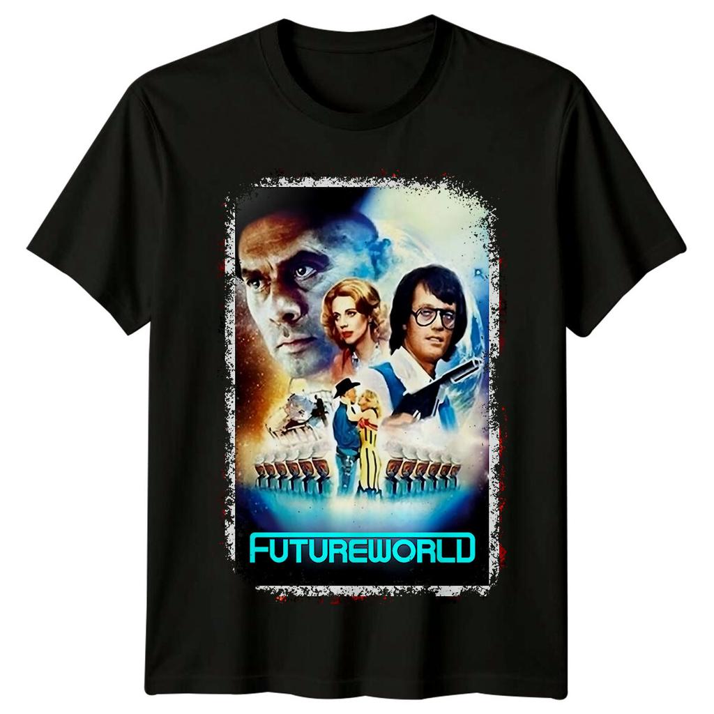Futureworld (1976) Movie Poster Inspired T-Shirt Retro 70s Tee Unisex