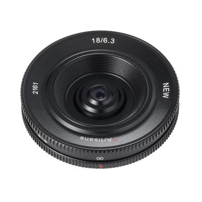 7Artisans 18mm II Micro Four Thirds Black Body Cap Lens F6.3