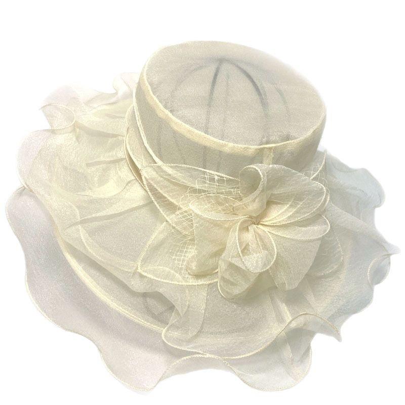 Summer Sun Hat For Middleaged Women With Breathable Polyester Material Sunshade Cap For Outdoors