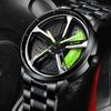 SVJ Men's Watch Car Wheel Modified Rs7 Men's Watch Hydraulic Three-dimensional Hollow Quartz Watch