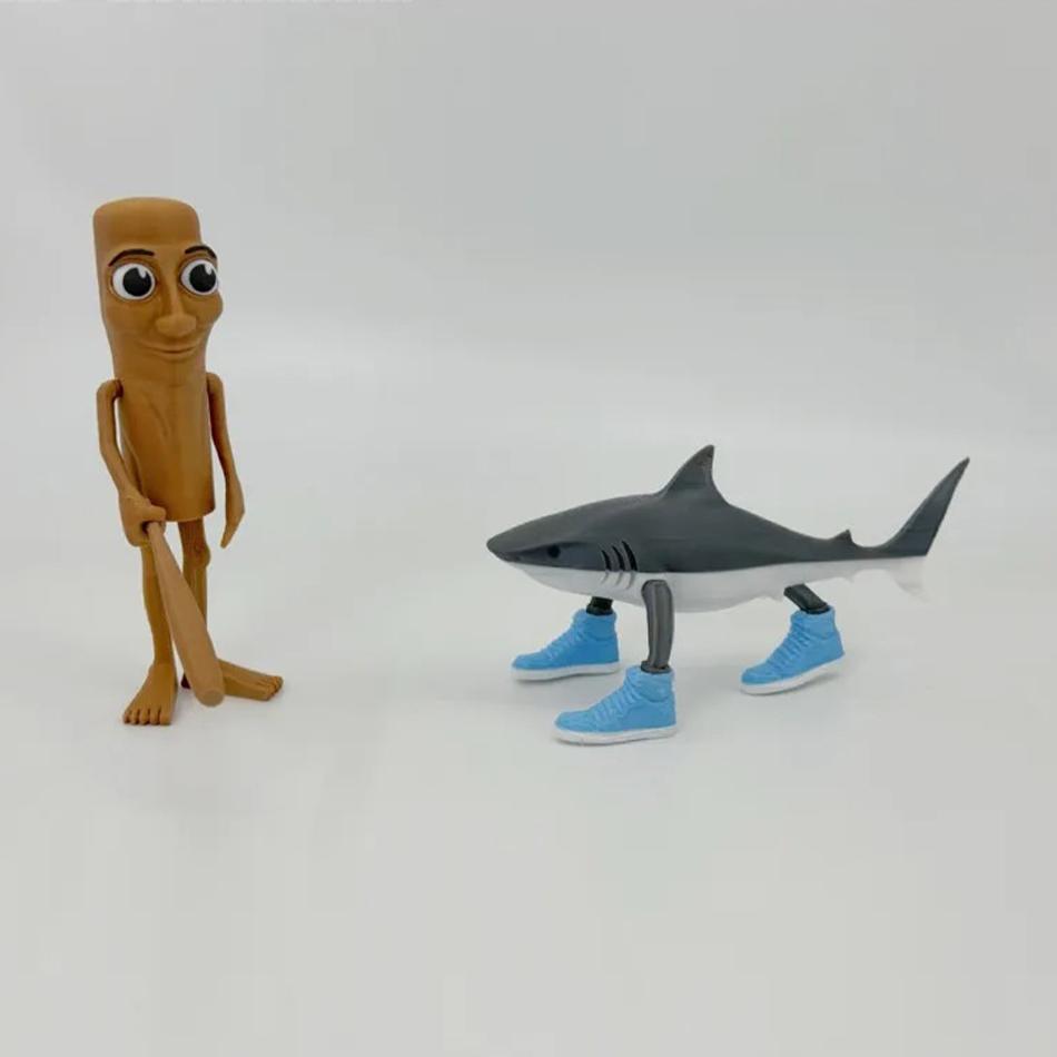 İtalyan Beyin Çürümesi Sahur Figürü Oyuncak Tralalero Tralala Figürleri Bombardino Timsah Şempanze Bananini Model Dekor Bebek Hediye