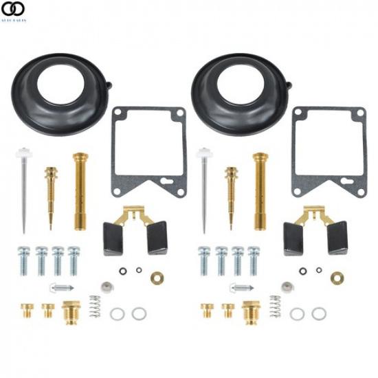 2set For Yamaha Virago 750 XV750 1981-1983 Carburetor Repair Kit Diaphragm Float