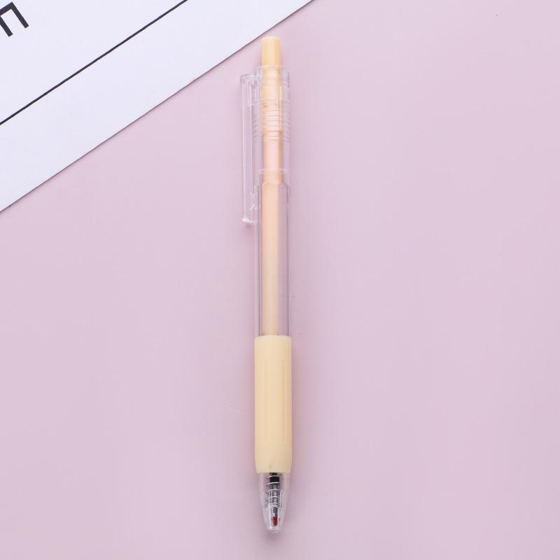 Japanese INS Style 0.5mm Black Click Pen - Large Capacity Bullet Tip for Students