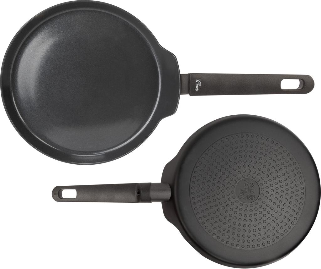 Crépière - COSY & TRENDY - FULL BLACK - Aluminium - Ø24 cm - Tous feux dont induction