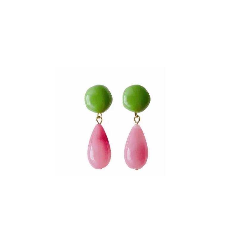 Elegant Forest-Style Water Drop Earrings: Versatile, Stylish Studs for Women