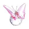 Crystal Butterfly Figurine Collectible - Handmade Glass Animals Figurines Crystal Office Desk Table Home Decor Paperweight