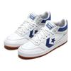 Converse Fastbreak Leather Comfortable Non-Slip Shock Abrasion Resistant Mid-Top Board Shoes Unisex White Blue