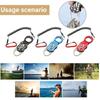 Fish Holder Stainless Gripper Fish Mouth Grabber with Coiled Lanyard Fishing Plier for Saltwater Fish Gripper