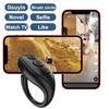 Remote Control Page Turner Rechargeable Portable Camera Video Recording Remote Control for Home Outdoor White DC5V