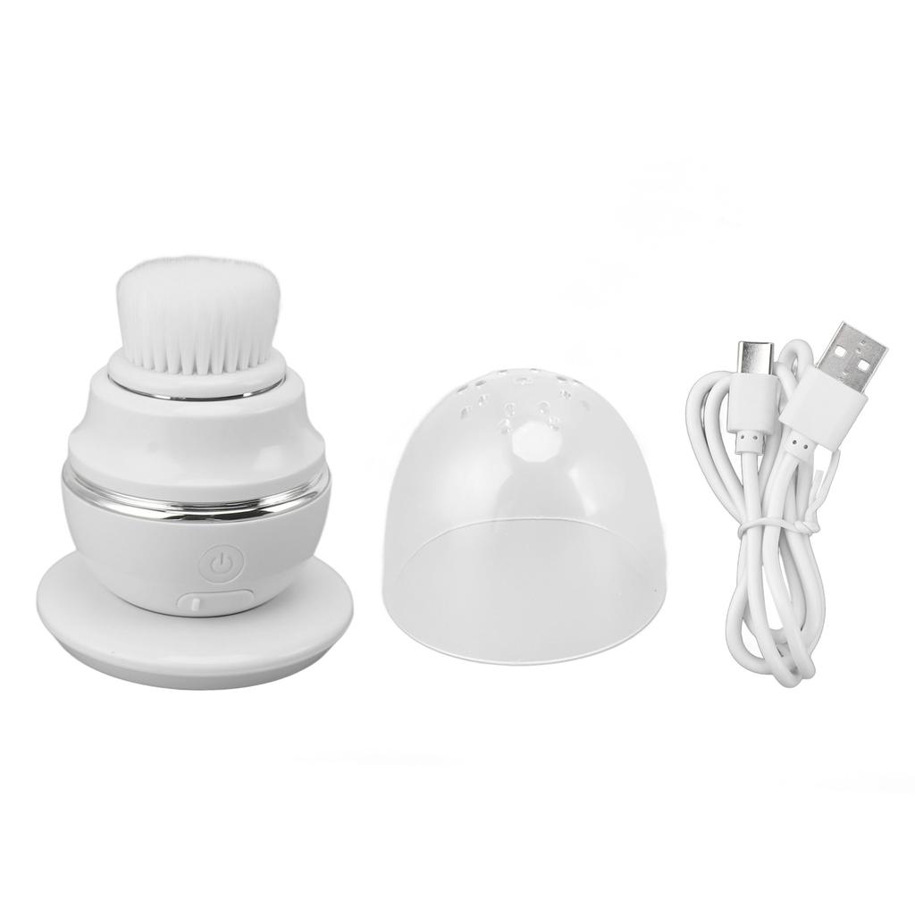 Facial Cleanser Brush 3 Speed 180mAH Suitable for All Skin Type Electric Face Scrubber for Exfoliating Deep Cleansing
