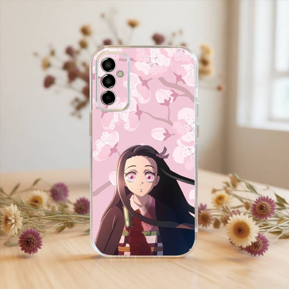 

Demon N-Nezuko Phone Case For SamsungA10,12,20,21S,30,31,40,50,51,52,70,71 Transparent Cover Samsung a714g
