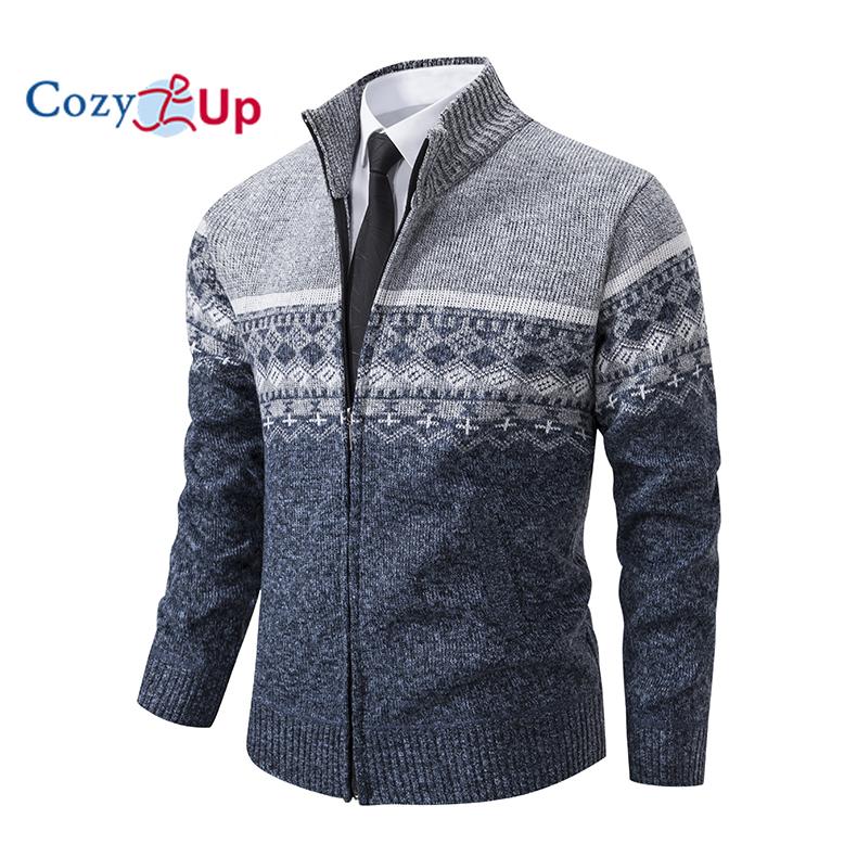

Уютный осенне-зимний новый свитер, мужской кардиган, куртка, флисовый утепленный цветной свитер, модная мужская свободная куртка XXXL светло-серый